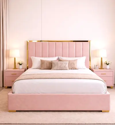 New design Brand New Queen size bed including medical mattress good quality Queen bed