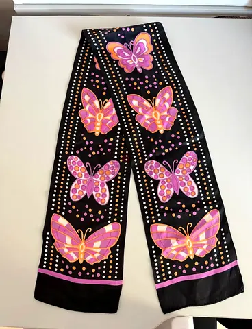 Vintage Butterfly Scarf