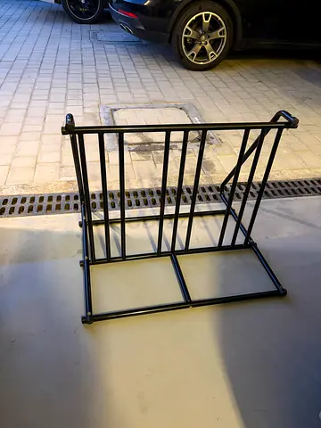 Standalone bike storage rack