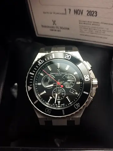 Bernhard H. Mayer Mens Chronograph Dive Watch - New not used