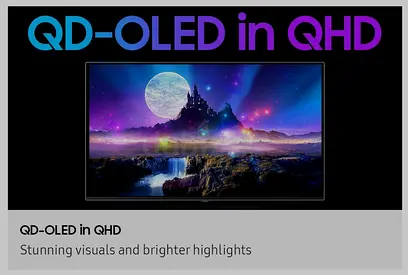 Samsung Odyssey G6 G60SF 27 OLED QHD 500Hz Refresh Rate 0.03Ms Response Time