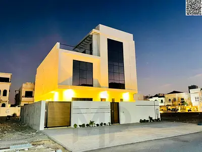 Two-story villa with a rooftop terrace and elevator. Freehold ownership available to all nationalities. Price includes electricity, water, and air con
