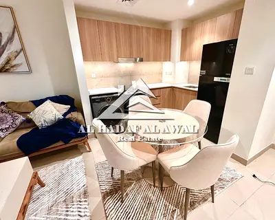 غرفة وصالة  - جزيرة مريم - شامل انترنت وفرش حديث