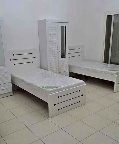 Brand New White Single Bed with Wardrobe - and Mattress