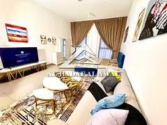 Studio for monthly rent in Al Zahia, near the Dubai entrance, with parking, kids' area, and swim