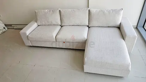 IKEA vimle L Shape Sofa Bed Beige Good condition