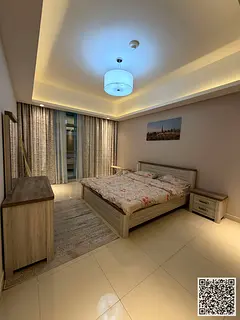 The most luxurious 1 room and hall, with balcony open view, Fully Furnished New, With a gym, swimmin