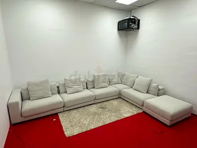 Chattlesmore sofa with footstool