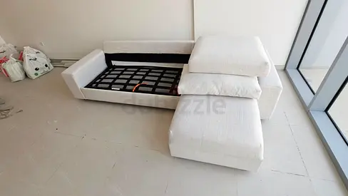 IKEA vimle L Shape Sofa Bed Beige Excellent condition
