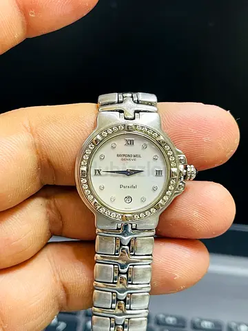 Raymond Weil Parsifal Ladies Stainless Steel Diamond Bezel Watch