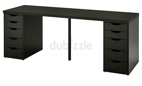 IKEA Alex Lagkapten desk large set