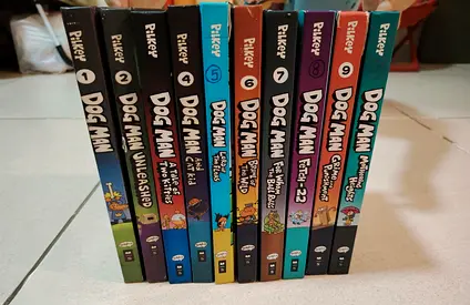 Dog Man book series volumes 1-10 (childrens graphic novels) - collection