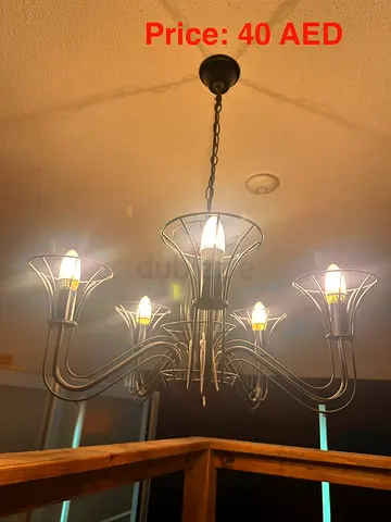 Metal 5 - Arm Chandelier Light Fixture