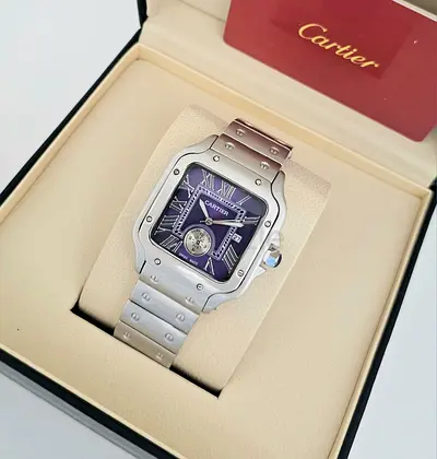 cartier santos mens watch