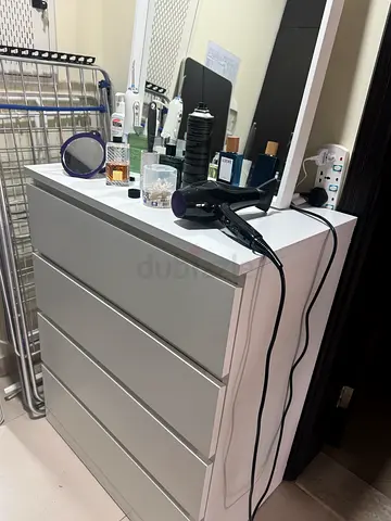 White IKEA 4-Drawer Chest / Dresser in Good Condition