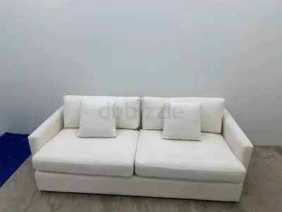 Still brand new cratebarrel three seater sofa