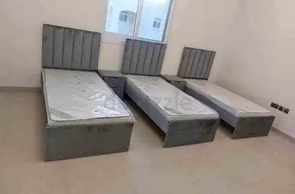 Three single beds with headboards and mattresses - good condition