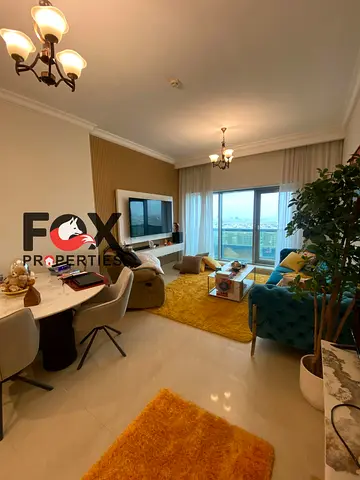 اكبر غرفتين وصالة للايجار مع الفرش باطلالة علي عجمان بالكامل | باركينج مجاني | بلكونة | موقع مميز قريب من جميع الخدمات