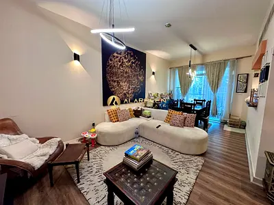 Upgraded 2BR with Lake View | Semi-Furnished Flexible | 2 Balconies | Chiller in Dewa