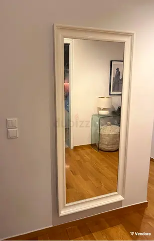 Full-length White Framed Wall Mirror - 75х165