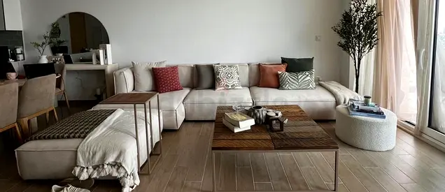 Selling our beautiful 3.6m sofa with matching 1x1m ottoman.