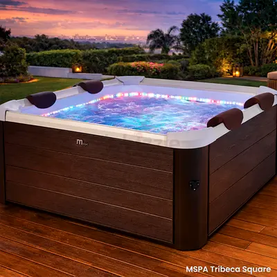 MSPA Tribeca Square Bubble Spa Jacuzzi – 6 Seater | Brand New | UAE Delivery