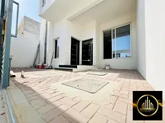 Townhouse for sale in Al Zahia area. Features include: front parking, spacious courtyard,