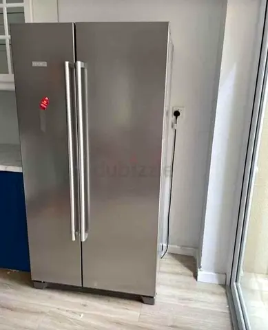 Samsung Side-by-Side Stainless Steel Refrigerator - Good Condition
