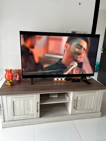 Grey Oak TV Unit Home Box HomeBox Angelic 2-Door  155x45x55 cm