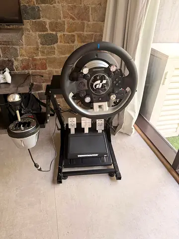 Thrustmaster TGT II Racing Simulator Bundle + Shifter + Stand – PS5/PS4 – Excellent Condition