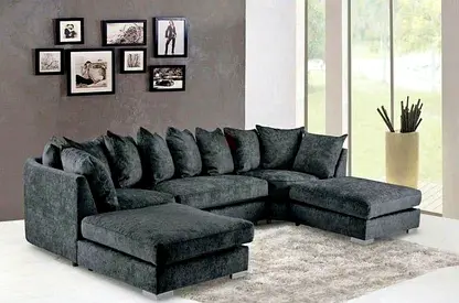 Elegant Designe 1-6 seater sofa in soft Valvet Fabric in multiple options