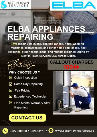 ELBA WASHING MACHINE REPAIIRNG SERVICE DUBAI