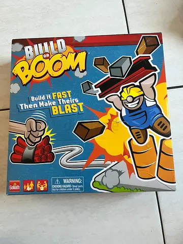 Build n Boom board game - complete box, light used