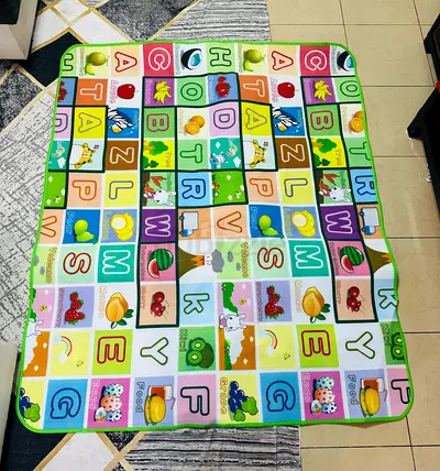 Colorful ABC  Animal Baby Play Mat - Lightweight, Reversible 180x150 CM