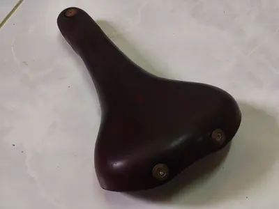 GILLES BERTHOUD SADDLE SEAT ARAVIS BROWN MADE IN FRANCE