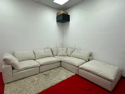 Selling marina home luscious sofa with footstool