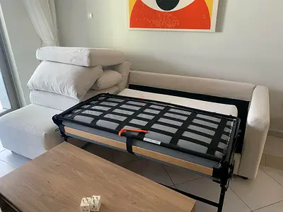 IKEA vimle L Shape Sofa Bed Beige Good condition