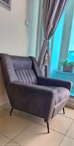 THE ONE Alcantara Modern Accent Chair