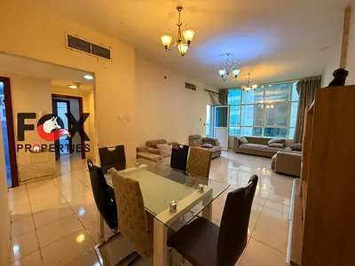 غرفة وصالة للايجار السنوي مع الفرش بمنطقة الراشيدية 1 - ابراج الاورينت - تتميز ببلكونة باطلالة بحرية مميزة تتميز بجيم ومسبح و باركينج مجانا وقريبة من