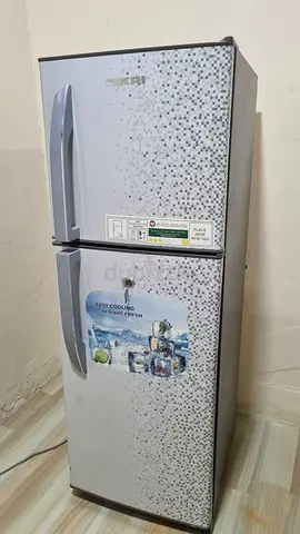 Nikai Double Door Refrigerator - 2-Door Top Freezer, Good Working Condition