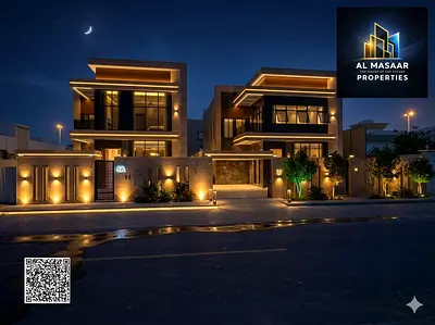 فيلا فاخرة بخمس غرف نوم شامل كهربه ومياه ومكيفات  الروضه 3 للبيع في عجمان – تصميم فاخر وحياة واسعة