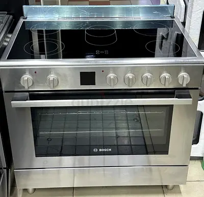 Bosch latest model series 8 electric ceramic 5 hobs stove oven fan 90x60 cooking range by turkey mad