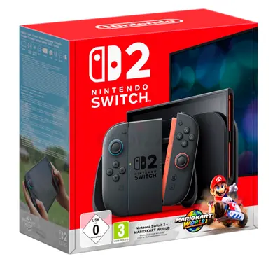 Nintendo switch 2 with fifa 26 and Mario kart