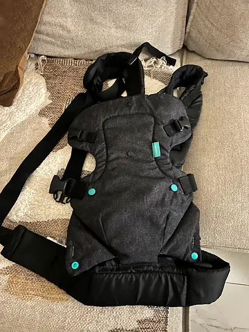 Comfortable Soft Baby Carrier / Front and Back Carrier - Gray