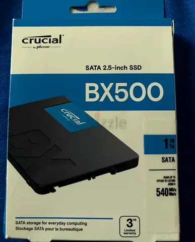 Crucial BX500 1TB SATA 2.5 SSD (Sealed Retail Box)