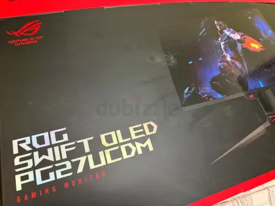 Asus Rog Swift 4K QD-OLED (PG27UCDM)(USED FOR 1 Day Only)(WARRANTY + Original Packaging Available)