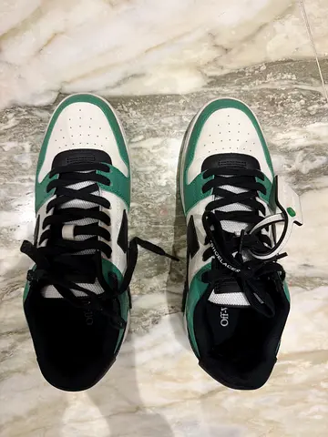 Green Off whites shoes