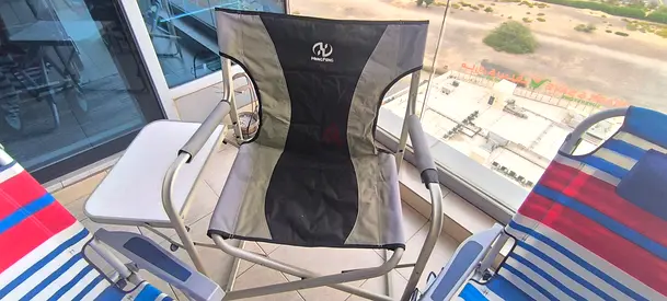 Foldable Camping / Beach Chairs (Set of 2) - Lightweight, Portable