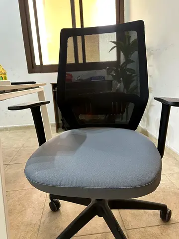 Ergonomic Mesh Office Chair with Adjustable Arms - Good Condition