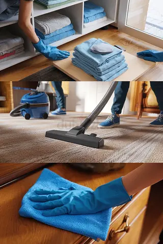 Cleaning work